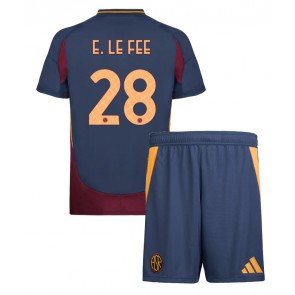 AS Roma Enzo Le Fee #28 Dětské Alternativní dres komplet 2024-25 Krátký Rukáv (+ trenýrky)